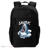 Shark In The Ocean Cool Sharks Week Waves Bite Backpack thumb 0