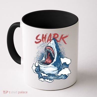 Shark In The Ocean Cool Sharks Week Waves Bite Coffee Mug