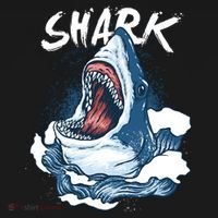 Shark In The Ocean Cool Sharks Week Waves Bite Ornament thumb 1
