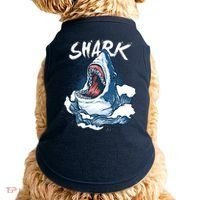 Shark In The Ocean Cool Sharks Week Waves Bite Doggie Tank thumb 0