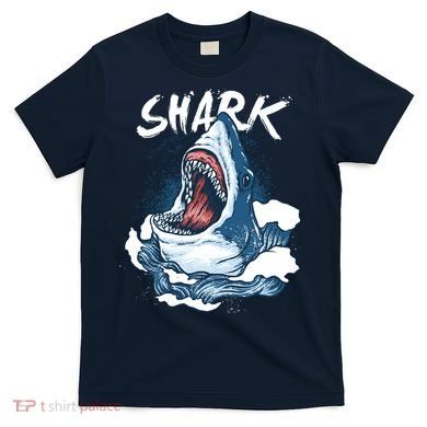 Shark In The Ocean Cool Sharks Week Waves Bite T-Shirt