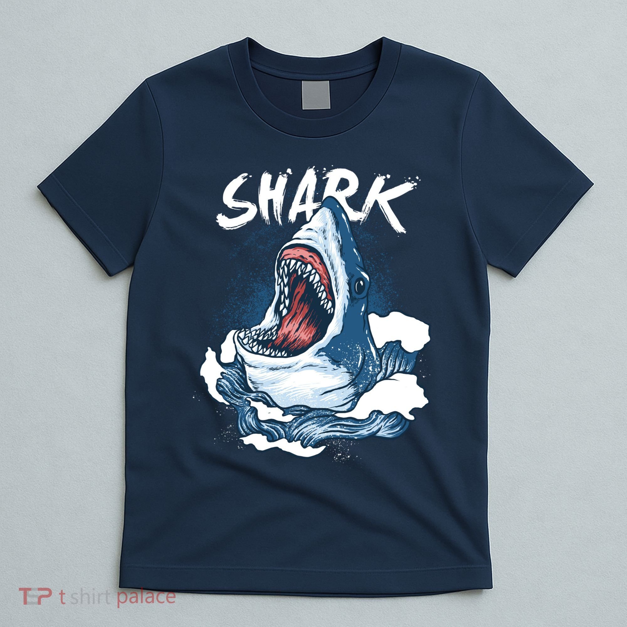 Shark In The Ocean Cool Sharks Week Waves Bite T-Shirt