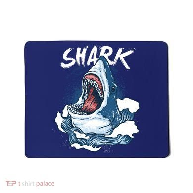 Shark In The Ocean Cool Sharks Week Waves Bite Mousepad