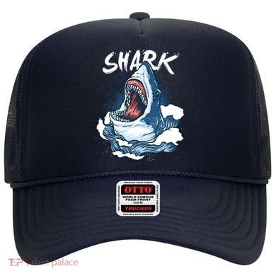Shark In The Ocean Cool Sharks Week Waves Bite Hat