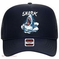 Shark In The Ocean Cool Sharks Week Waves Bite Hat thumb 0
