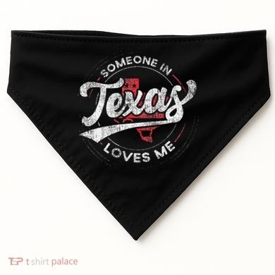 Someone In Texas Loves Me Texas USA-Made Doggie Bandana