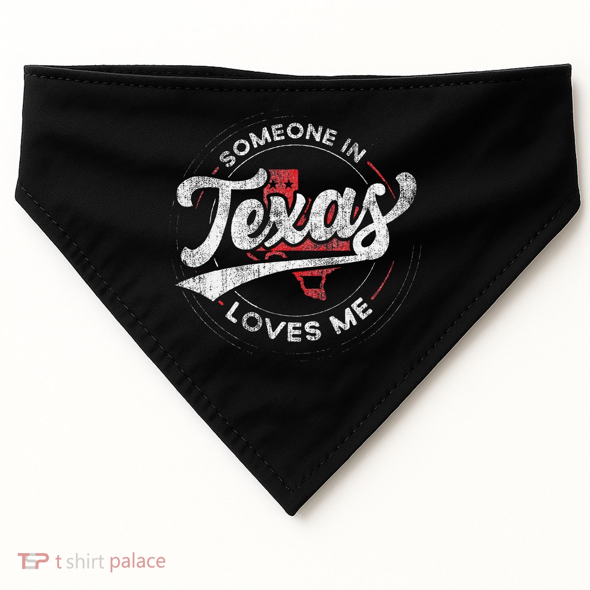 Someone In Texas Loves Me Texas USA-Made Doggie Bandana