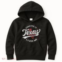 Someone In Texas Loves Me Texas Kids Hoodie thumb 0