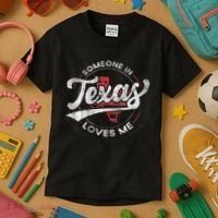 Someone In Texas Loves Me Texas Kids T-Shirt thumb 3