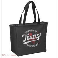 Someone In Texas Loves Me Texas Tote Bag thumb 2