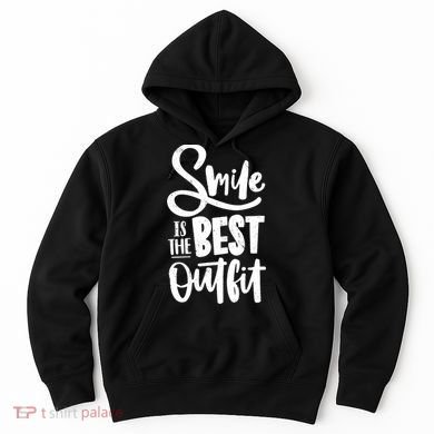 Smile Is The Best Outfit Cute Gift Hoodie