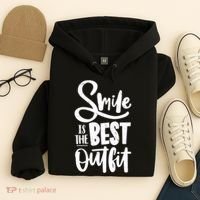 Smile Is The Best Outfit Cute Gift Hoodie thumb 4