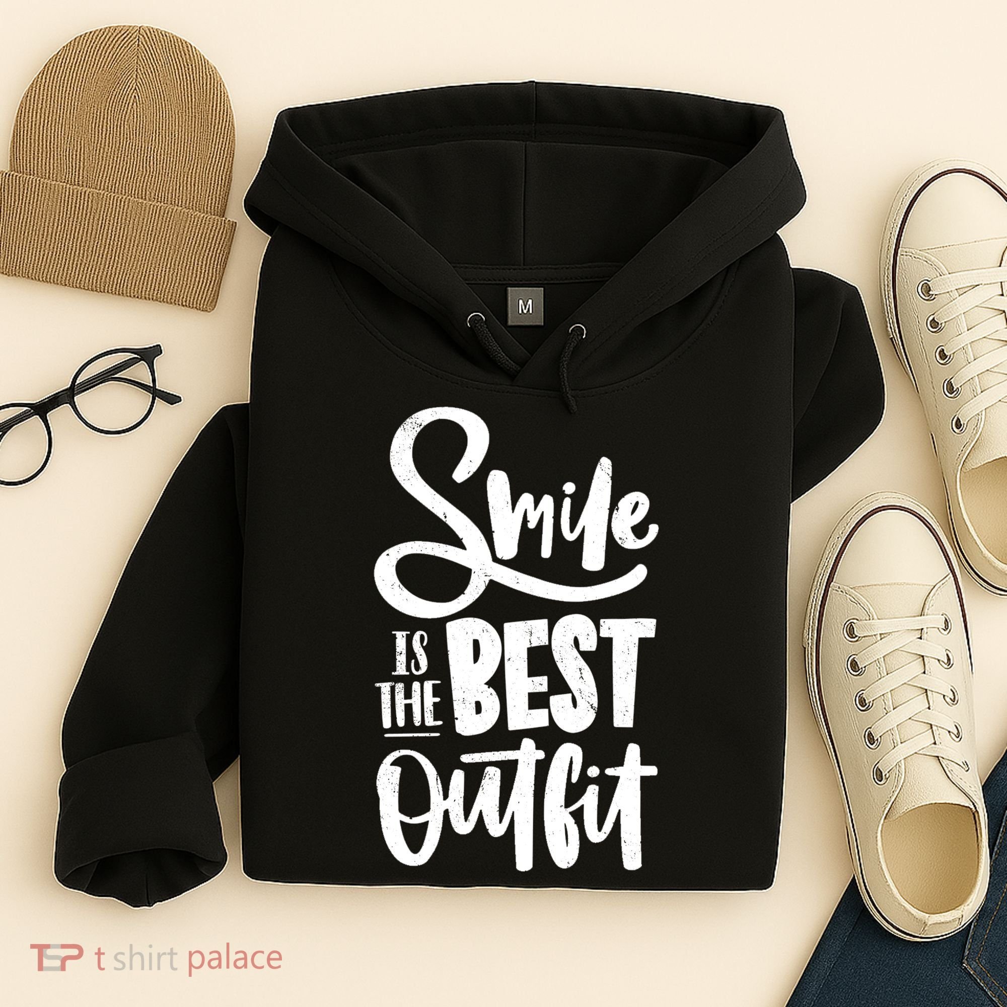 Smile Is The Best Outfit Cute Gift Hoodie