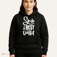 Smile Is The Best Outfit Cute Gift Hoodie thumb 5