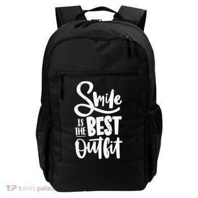 Smile Is The Best Outfit Cute Gift Backpack