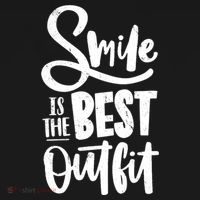 Smile Is The Best Outfit Cute Gift Coaster thumb 2
