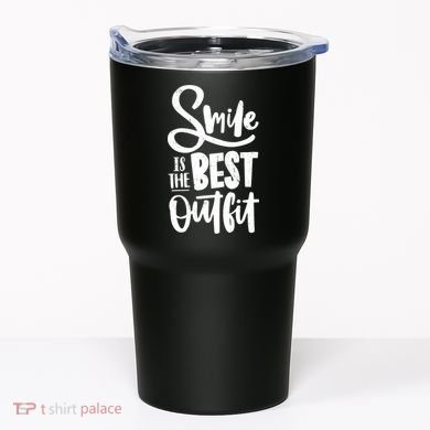 Smile Is The Best Outfit Cute Gift Tumbler