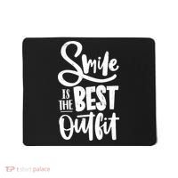 Smile Is The Best Outfit Cute Gift Mousepad thumb 0