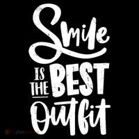 Smile Is The Best Outfit Cute Gift Mousepad thumb 1