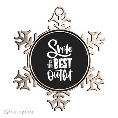 Smile Is The Best Outfit Cute Gift Ornament