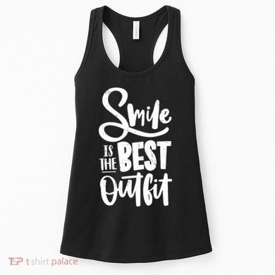 Smile Is The Best Outfit Cute Gift Women's Tank Top