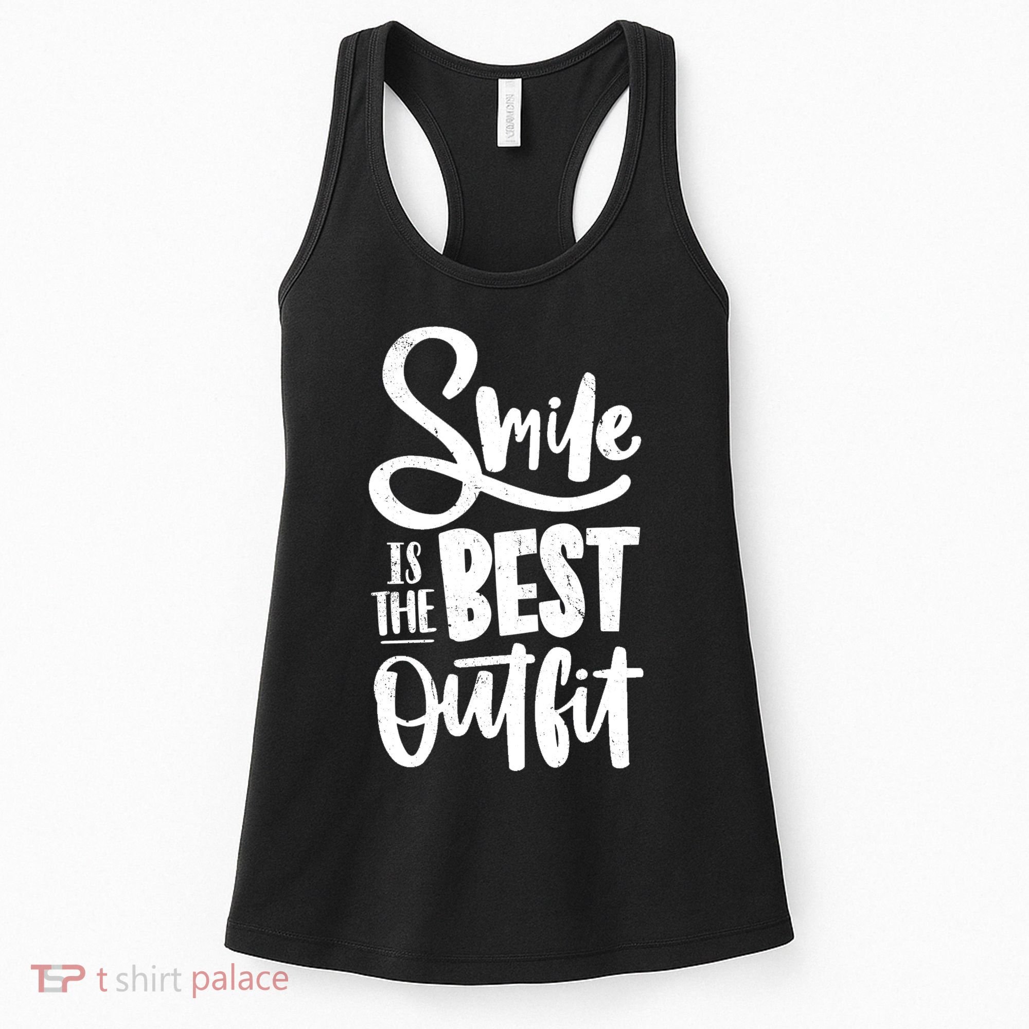 Smile Is The Best Outfit Cute Gift Women's Tank Top