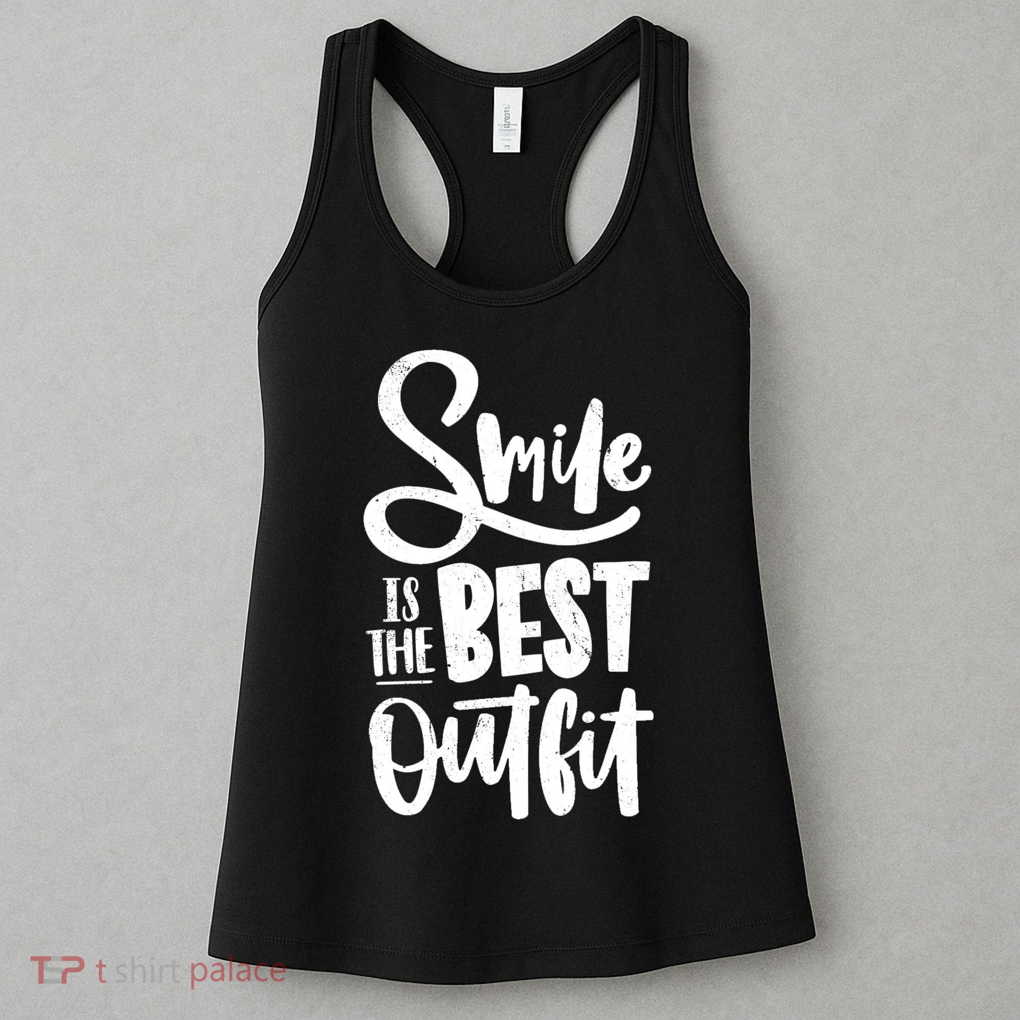 Smile Is The Best Outfit Cute Gift Women's Tank Top