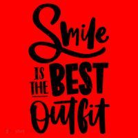 Smile Is The Best Outfit Cute Gift Santa Hat thumb 1