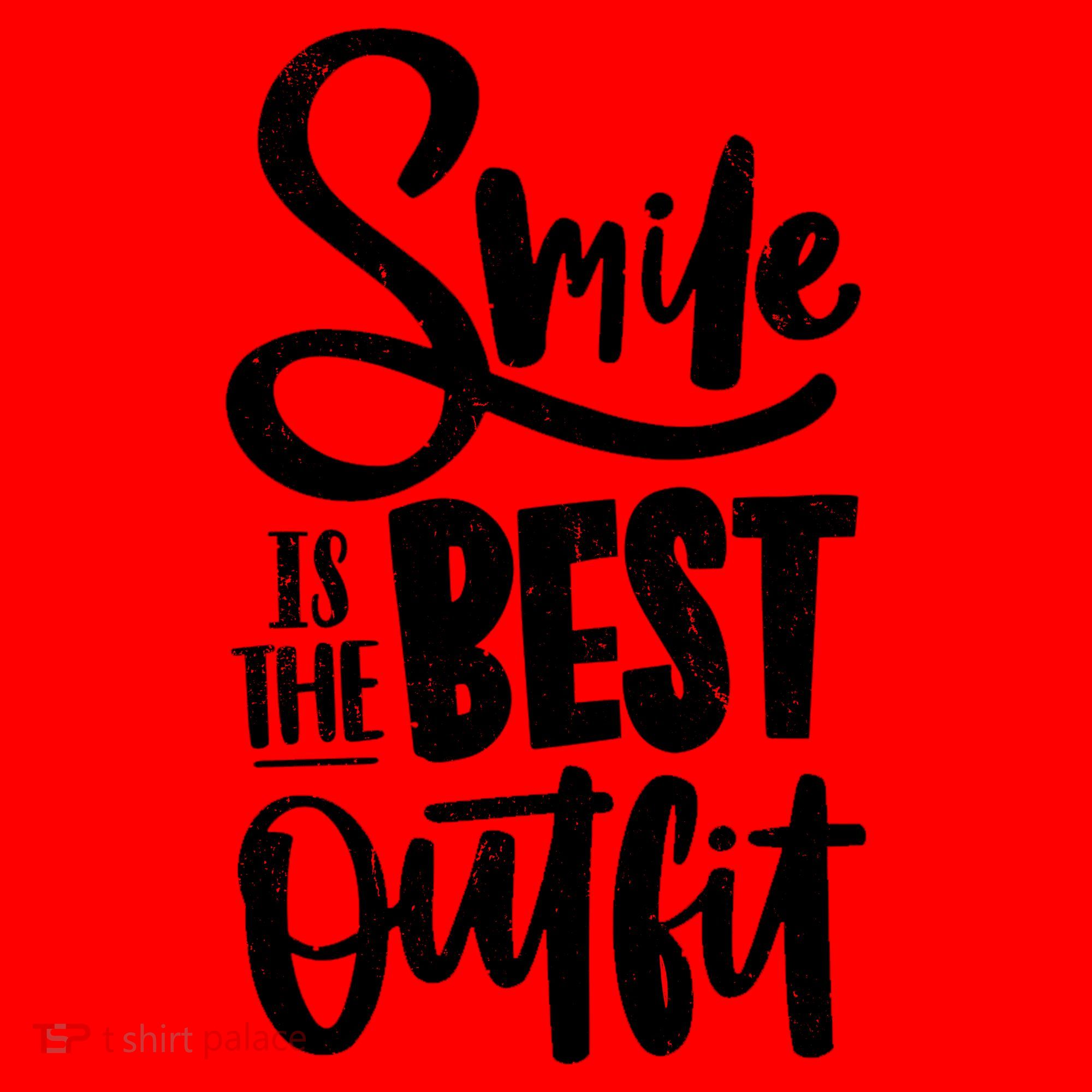 Smile Is The Best Outfit Cute Gift Santa Hat