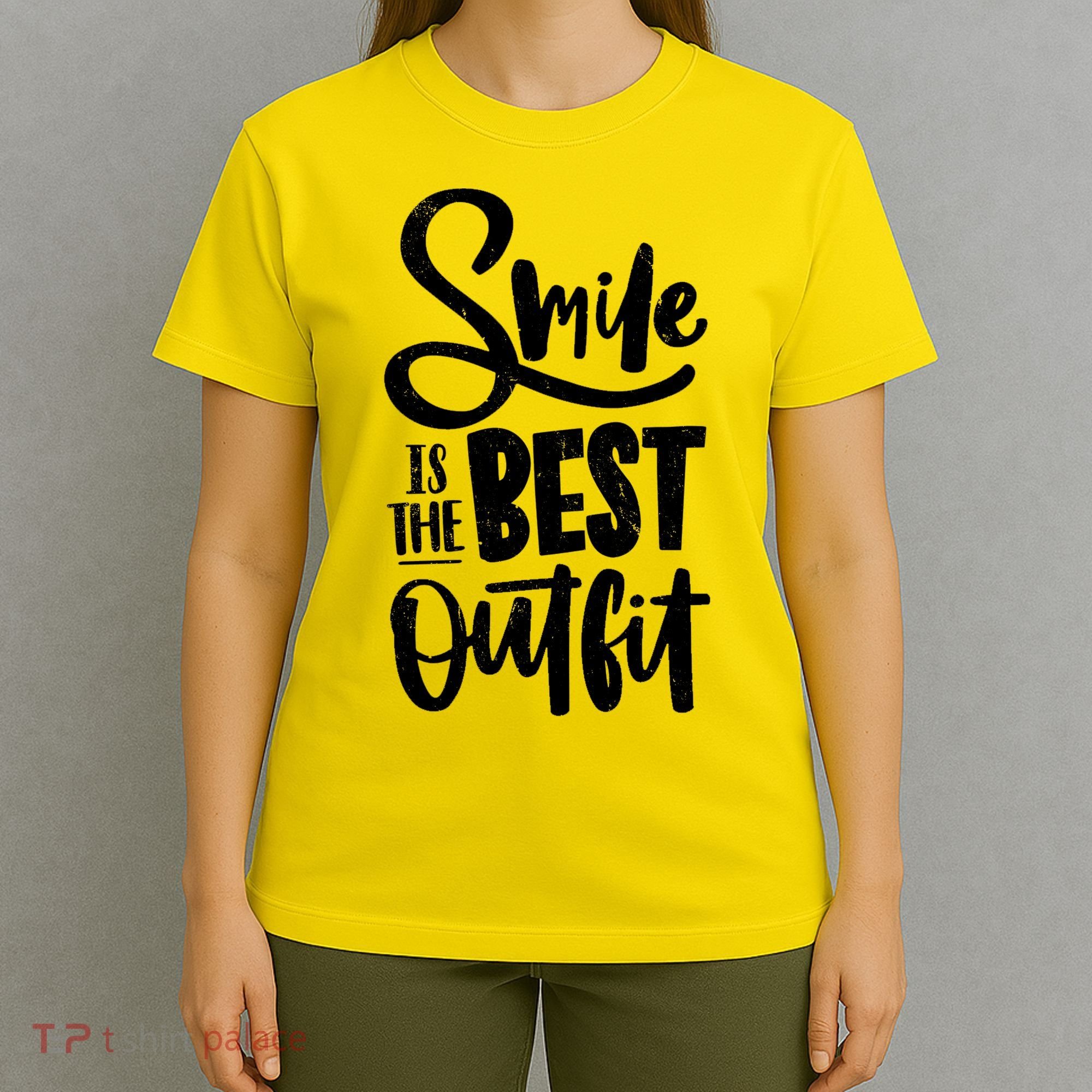 Smile Is The Best Outfit Cute Gift T-Shirt