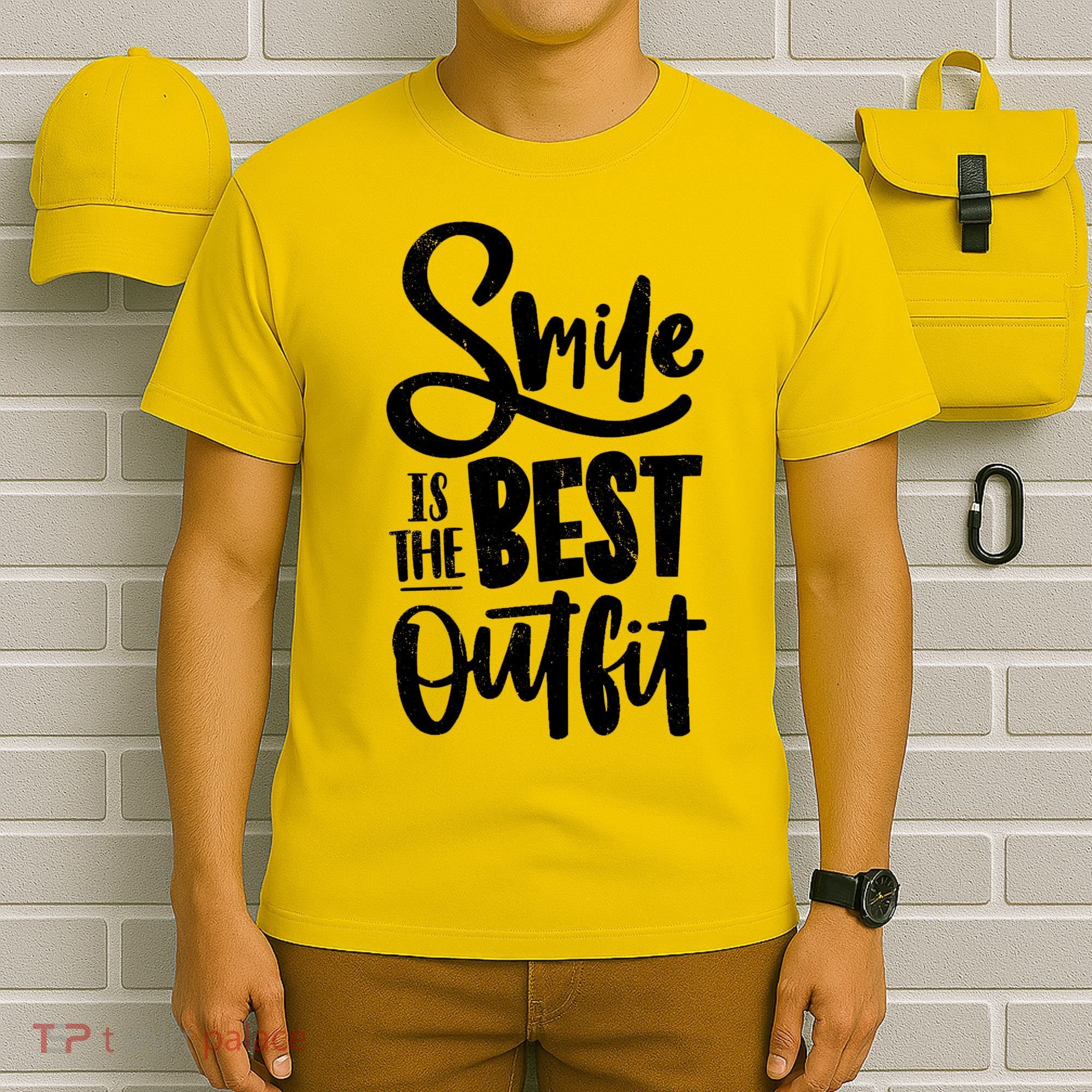 Smile Is The Best Outfit Cute Gift T-Shirt