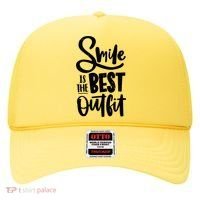 Smile Is The Best Outfit Cute Gift Hat thumb 0