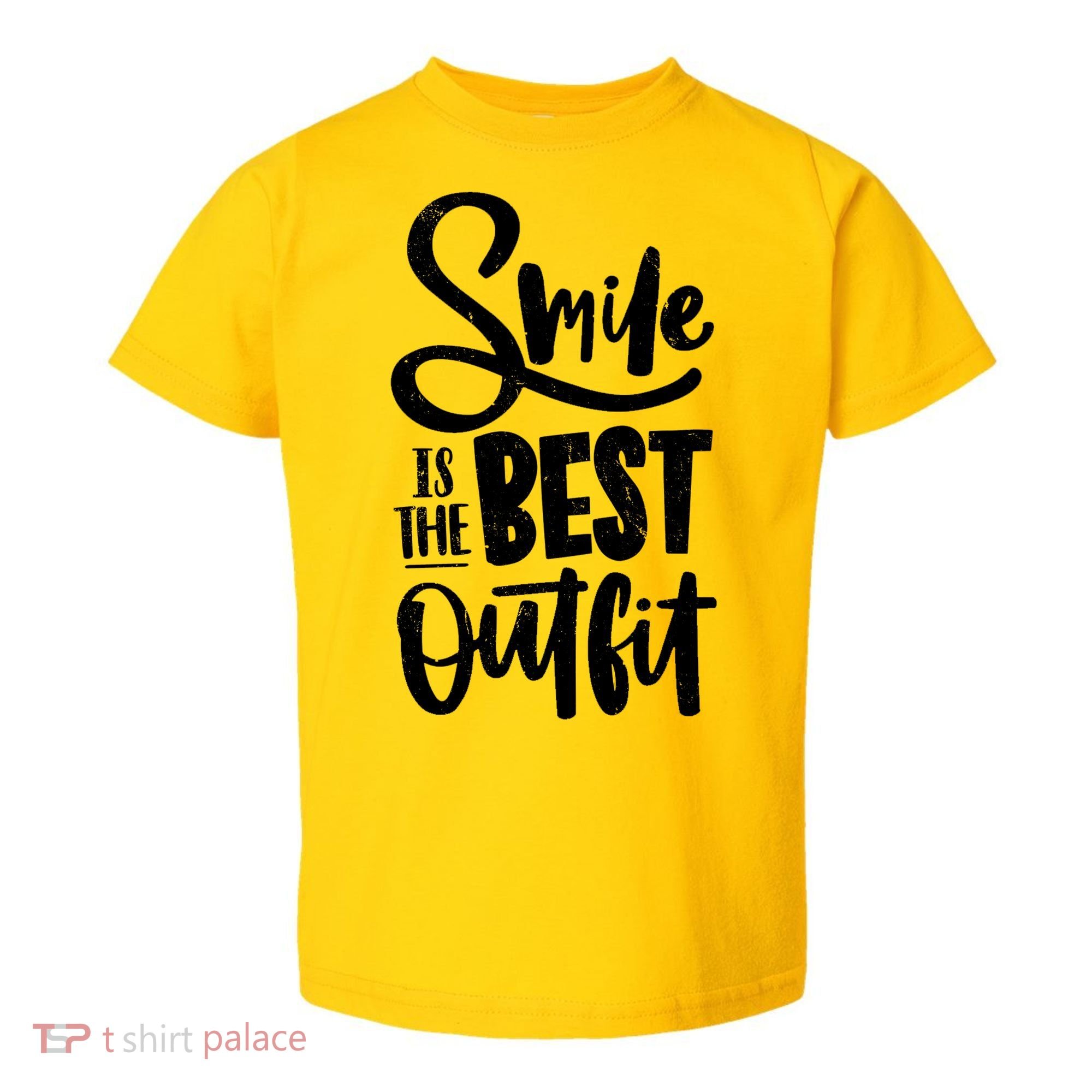 Smile Is The Best Outfit Cute Gift Toddler T-Shirt