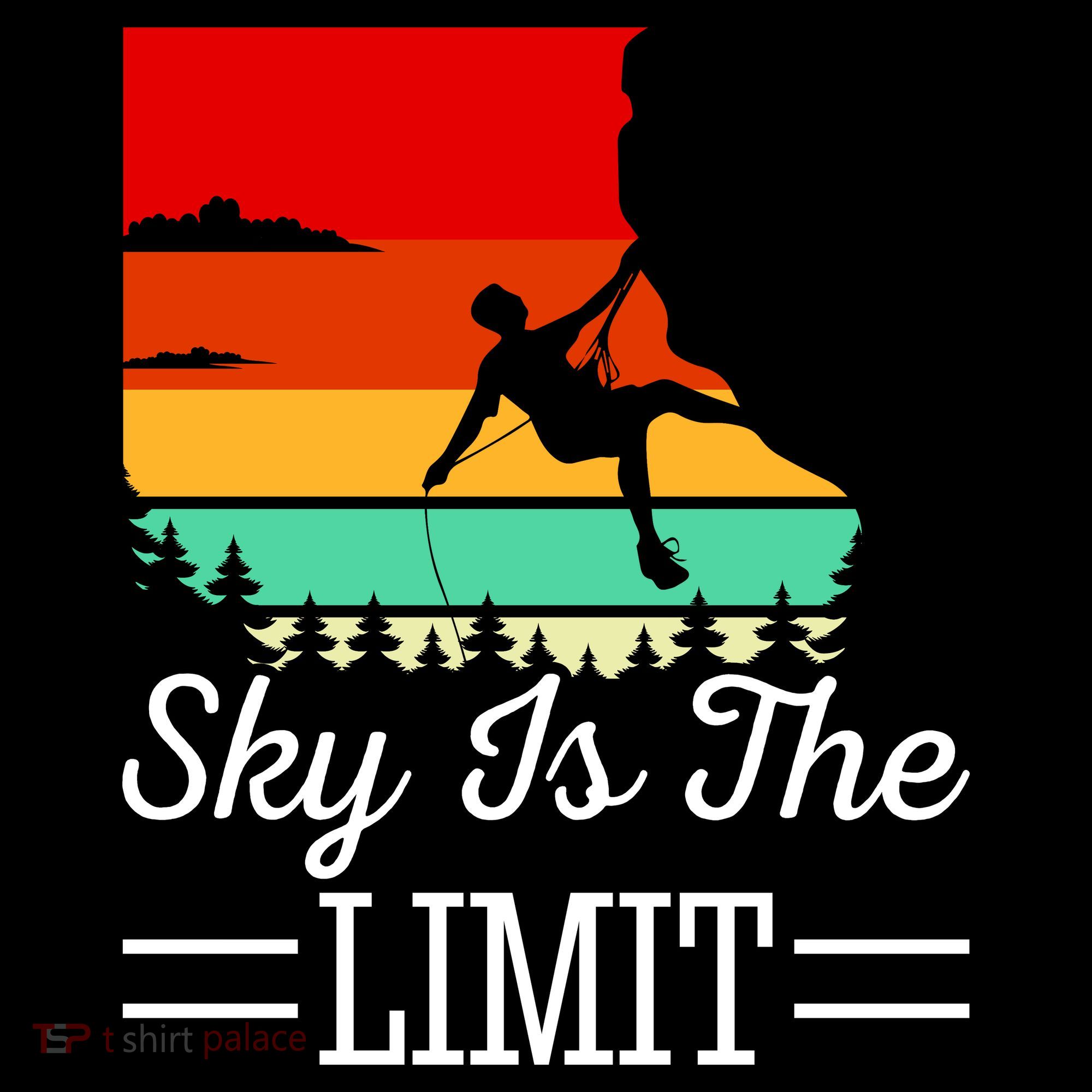 Sky Is The Limited Rock Climbing Doggie Tank
