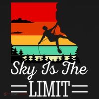 Sky Is The Limited Rock Climbing USA-Made Doggie Bandana thumb 2
