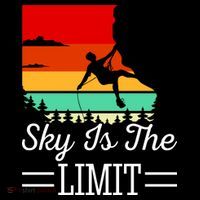 Sky Is The Limited Rock Climbing Ornament thumb 1