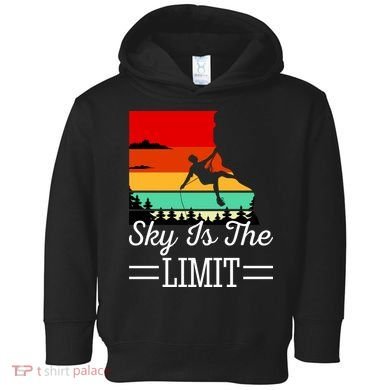 Sky Is The Limited Rock Climbing Toddler Hoodie