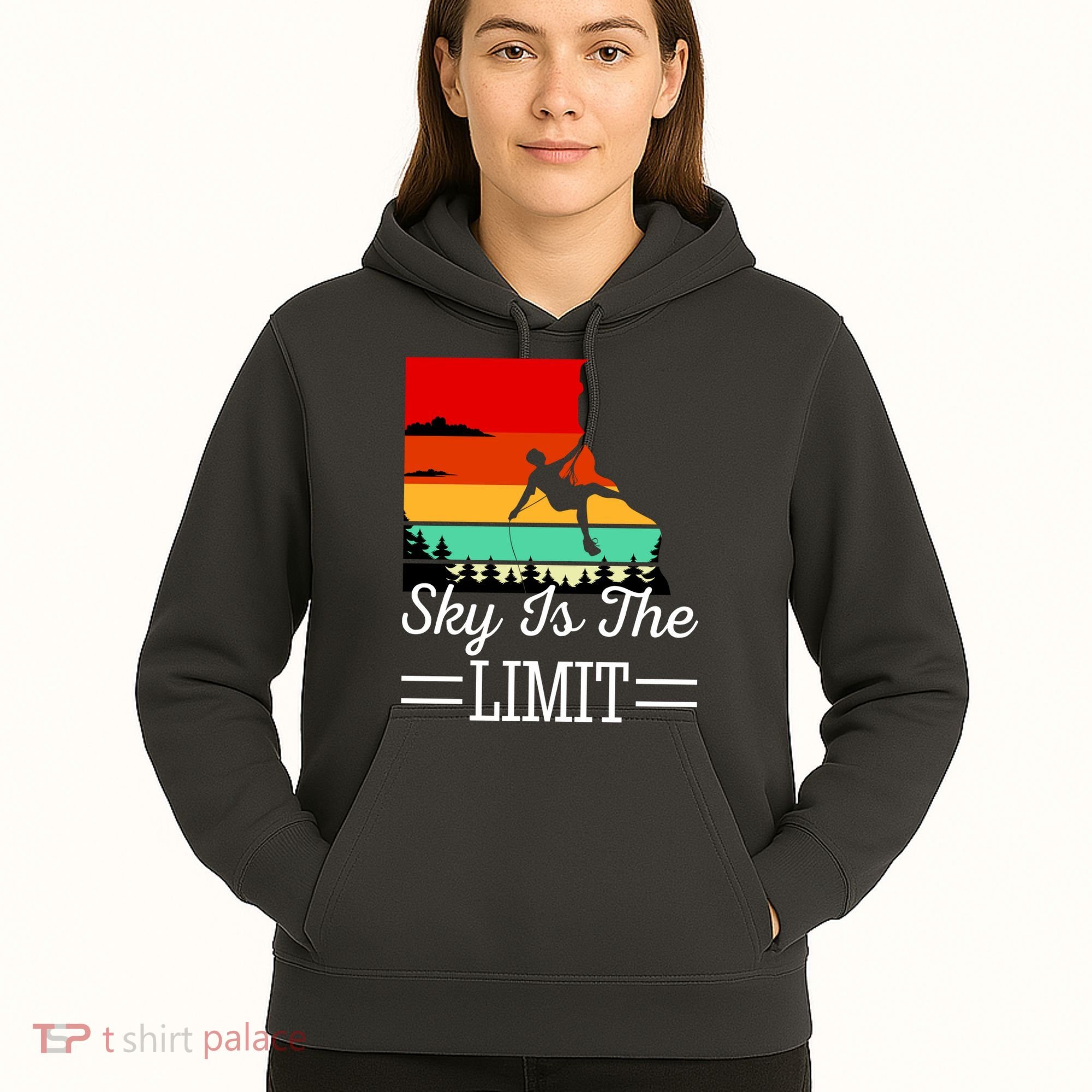 Sky Is The Limited Rock Climbing Hoodie