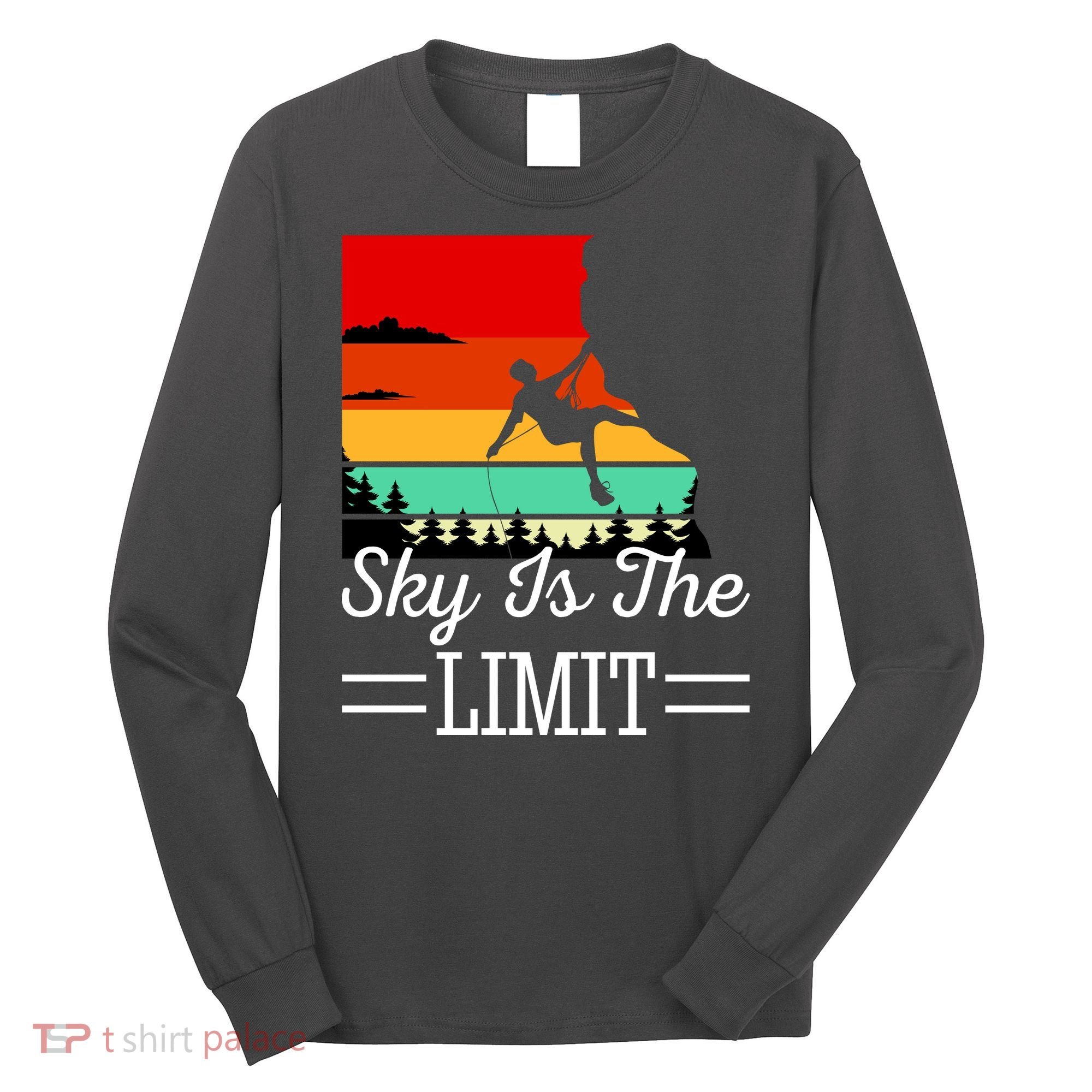 Sky Is The Limited Rock Climbing Long Sleeve Shirt