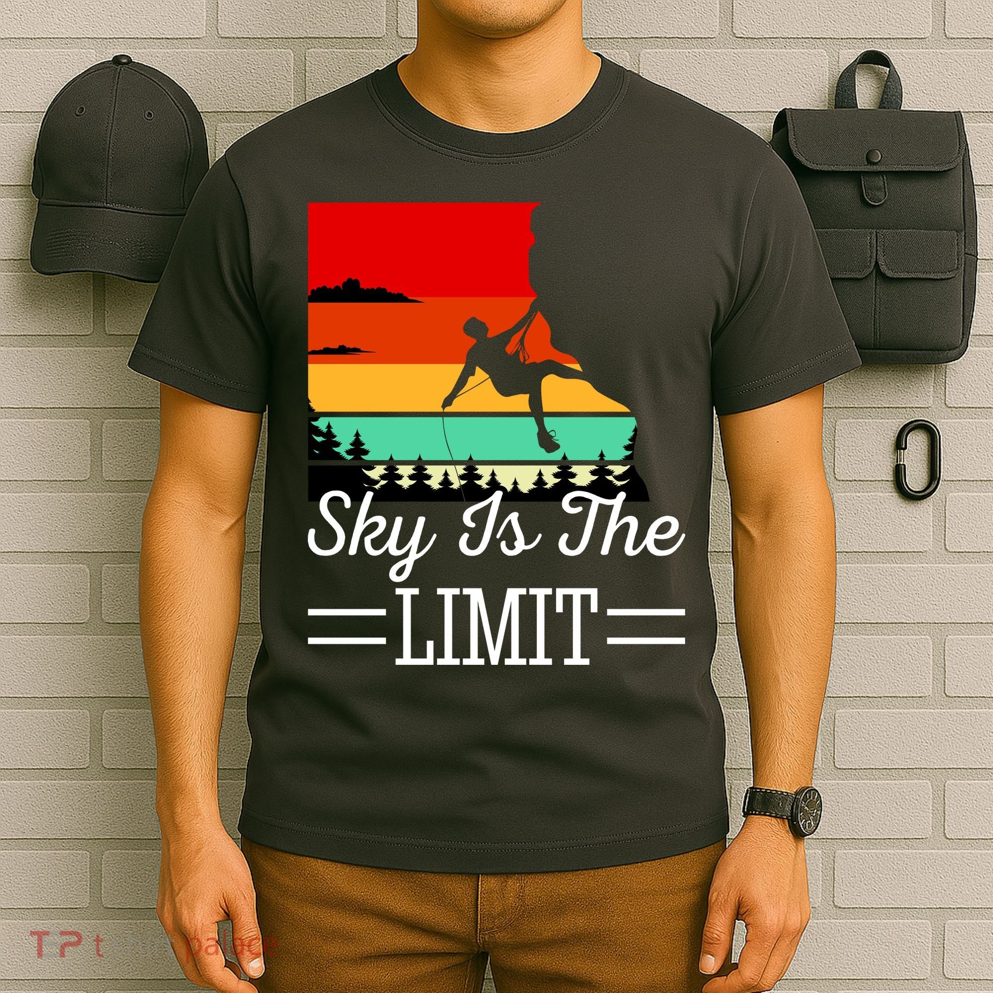 Sky Is The Limited Rock Climbing T-Shirt