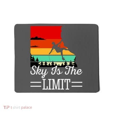 Sky Is The Limited Rock Climbing Mousepad