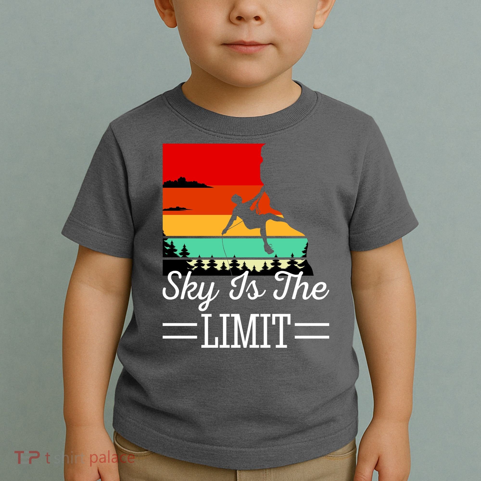 Sky Is The Limited Rock Climbing Toddler T-Shirt