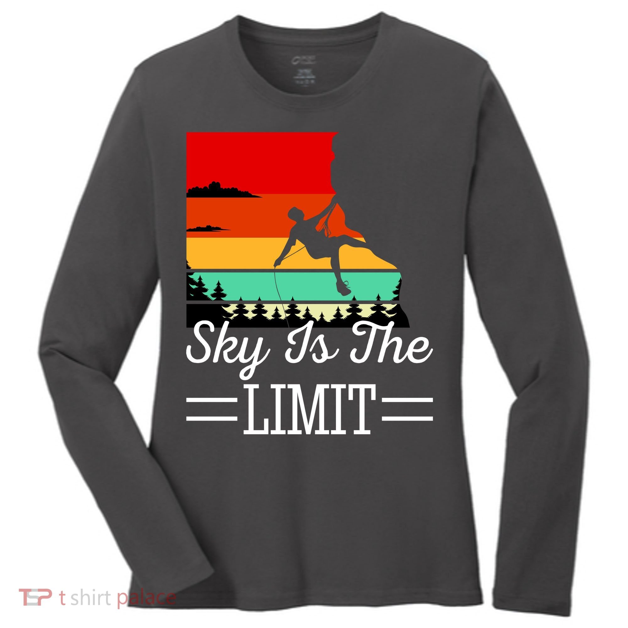Sky Is The Limited Rock Climbing Women's Long Sleeve Shirt