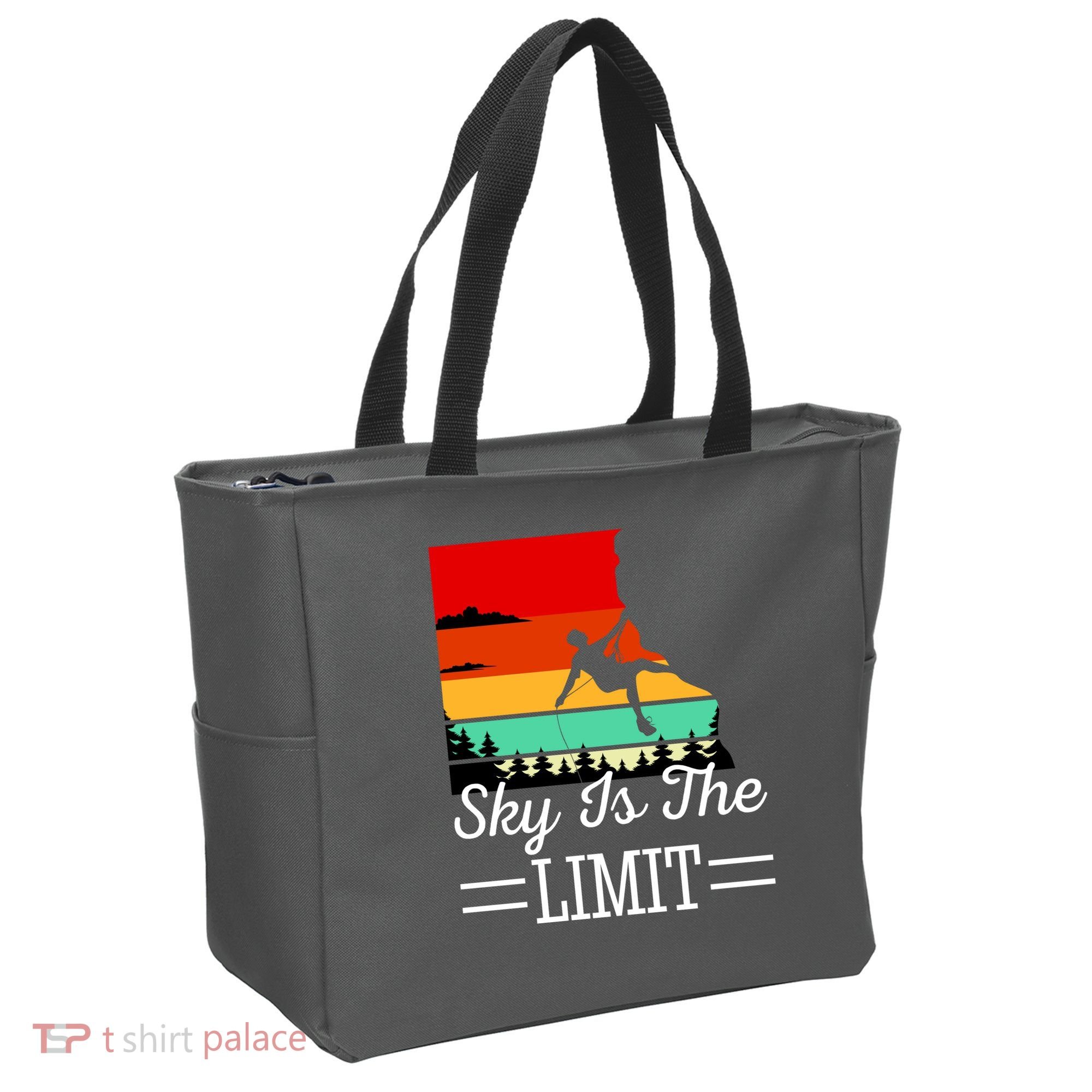Sky Is The Limited Rock Climbing Tote Bag