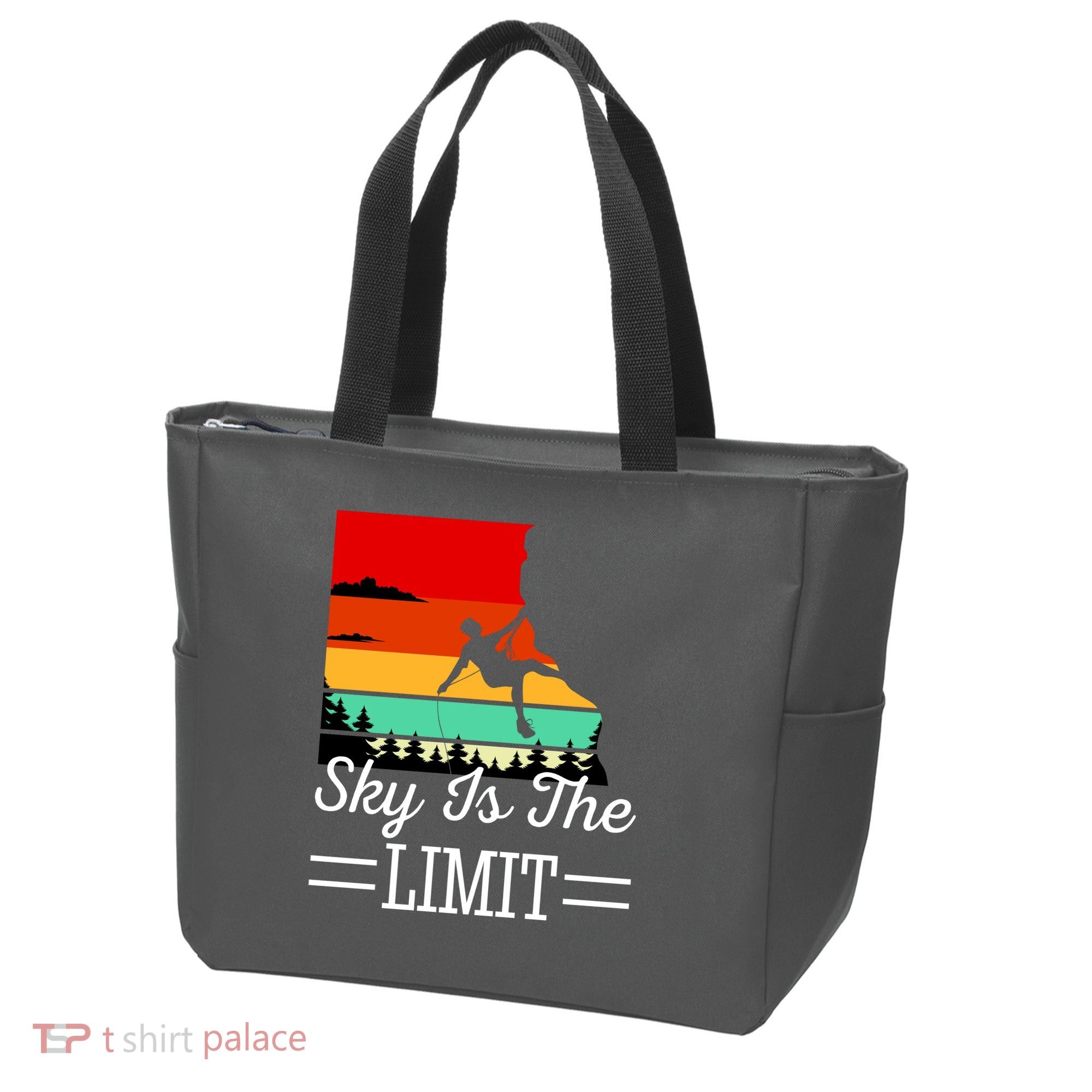 Sky Is The Limited Rock Climbing Tote Bag