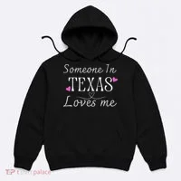 Someone In Texas Loves Me Funny Gift Hoodie thumb 0