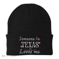 Someone In Texas Loves Me Funny Gift Beanie thumb 0
