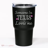 Someone In Texas Loves Me Funny Gift Tumbler thumb 0