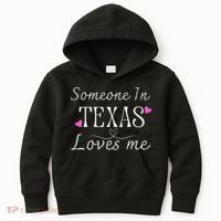 Someone In Texas Loves Me Funny Gift Kids Hoodie thumb 0