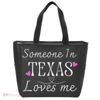 Someone In Texas Loves Me Funny Gift Tote Bag thumb 0